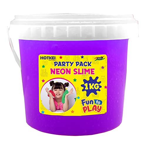 HOTKEI Fruit Scented Slime Gel for Kids (1 Kg Neon Slime)