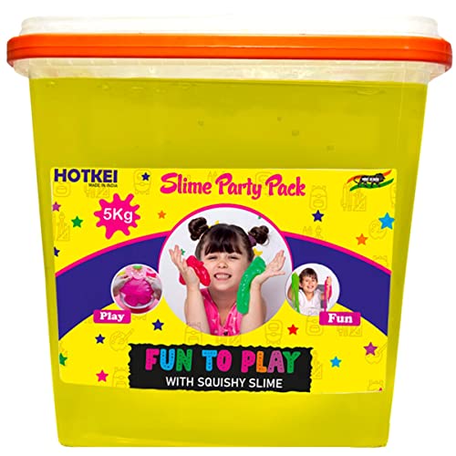 HOTKEI Fruit Scented Party Pack Toy Slime Bucket (5 Kg Slime)